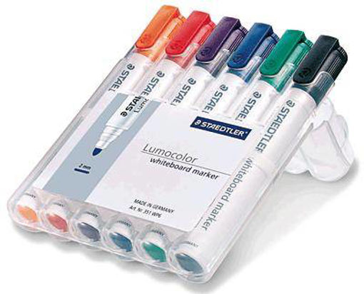 Picture of ST WHITEBOARD MARKER BULLET PACK X6